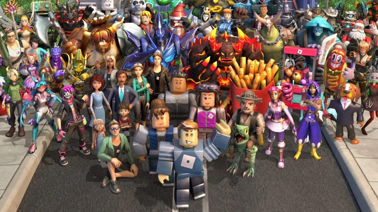Jugadores disfrutando de Roblox?>